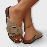 Margarida - Sandálias de cortiça para mulher com design de fivela