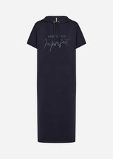 Sásquia - Vestido casual com capuz