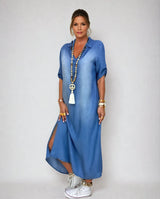 Ibiza - Vestido Maxi De Ganga