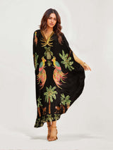 Jardim Selvagem — Vestido Longo Estampado