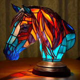 Cavalo - Lâmpada em vitral