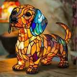 Salsicha - Lâmpada em vitral