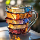 Amélie - Caneca artesanal 3D em forma de livro