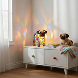 Pug - Lâmpada em Vitral