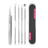 [Logo No. 5] straight Clip +4 needles + plastic box