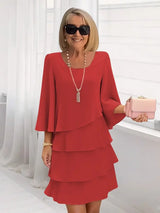 Catarina - Vestido Elegante e Confortável com Rendas
