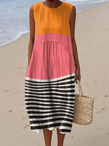 Vânia - Vestido Color Block