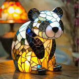 Panda - Lâmpada em Vitral
