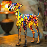 Galgo - Lâmpada em vitral